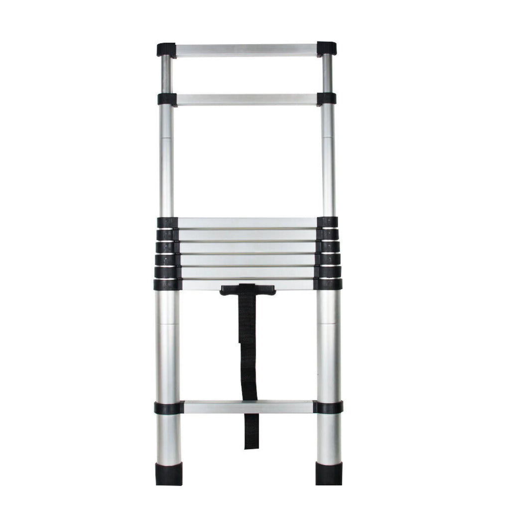 8.5FT Telescopic Aluminum Ladder with Button Retraction Z6463
