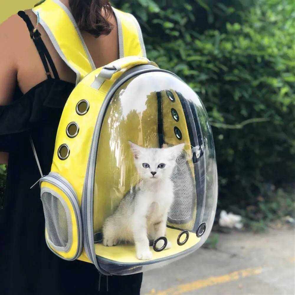 Cat Backpack Carrier Bubble Bag Small Dog Backpack Carrier P3331