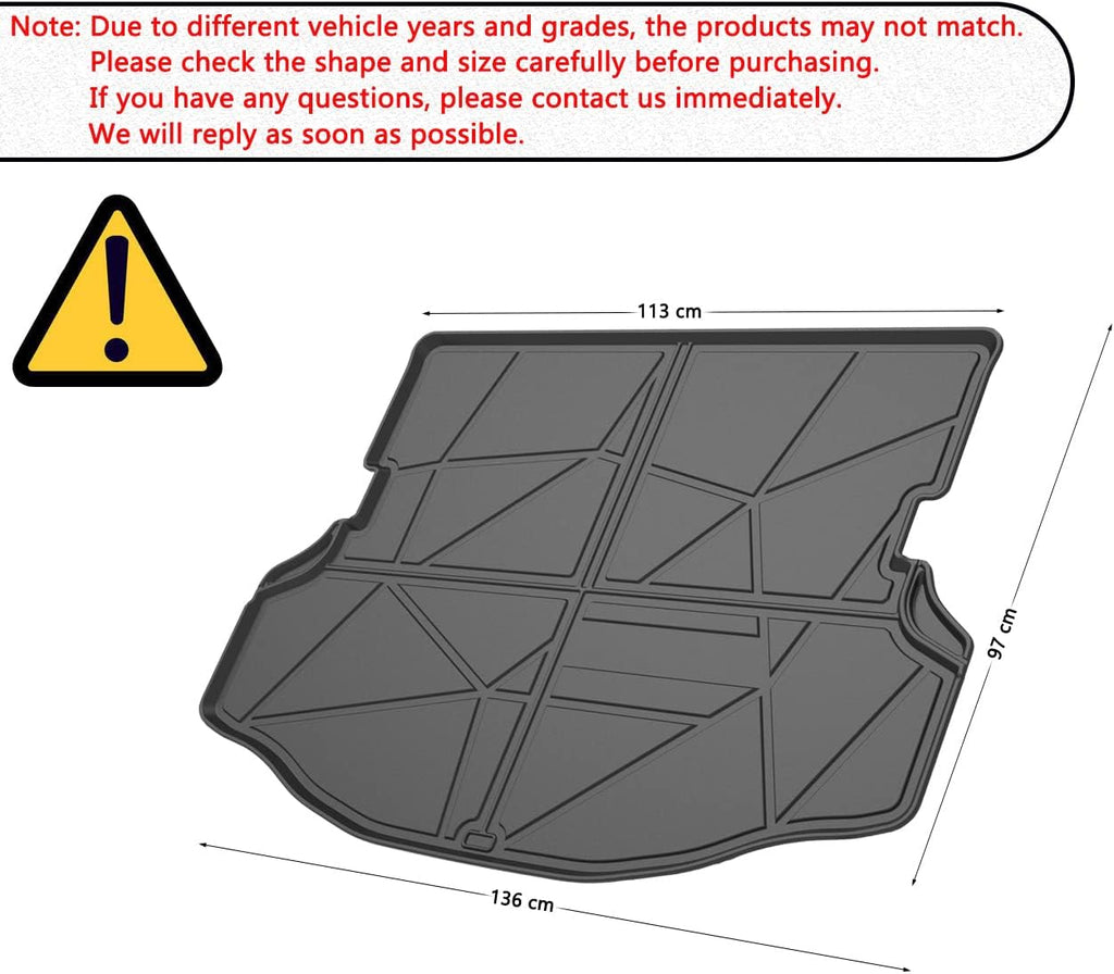 3D Waterproof TPO Cargo Trunk Tray Floor Mats T13819
