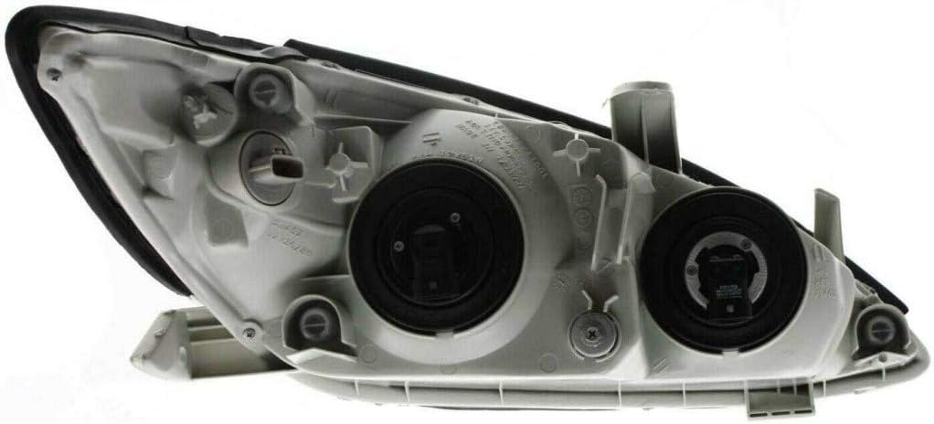 Chrome Headlight Assembly Pair for Toyota Camry 2002-2004 L99044