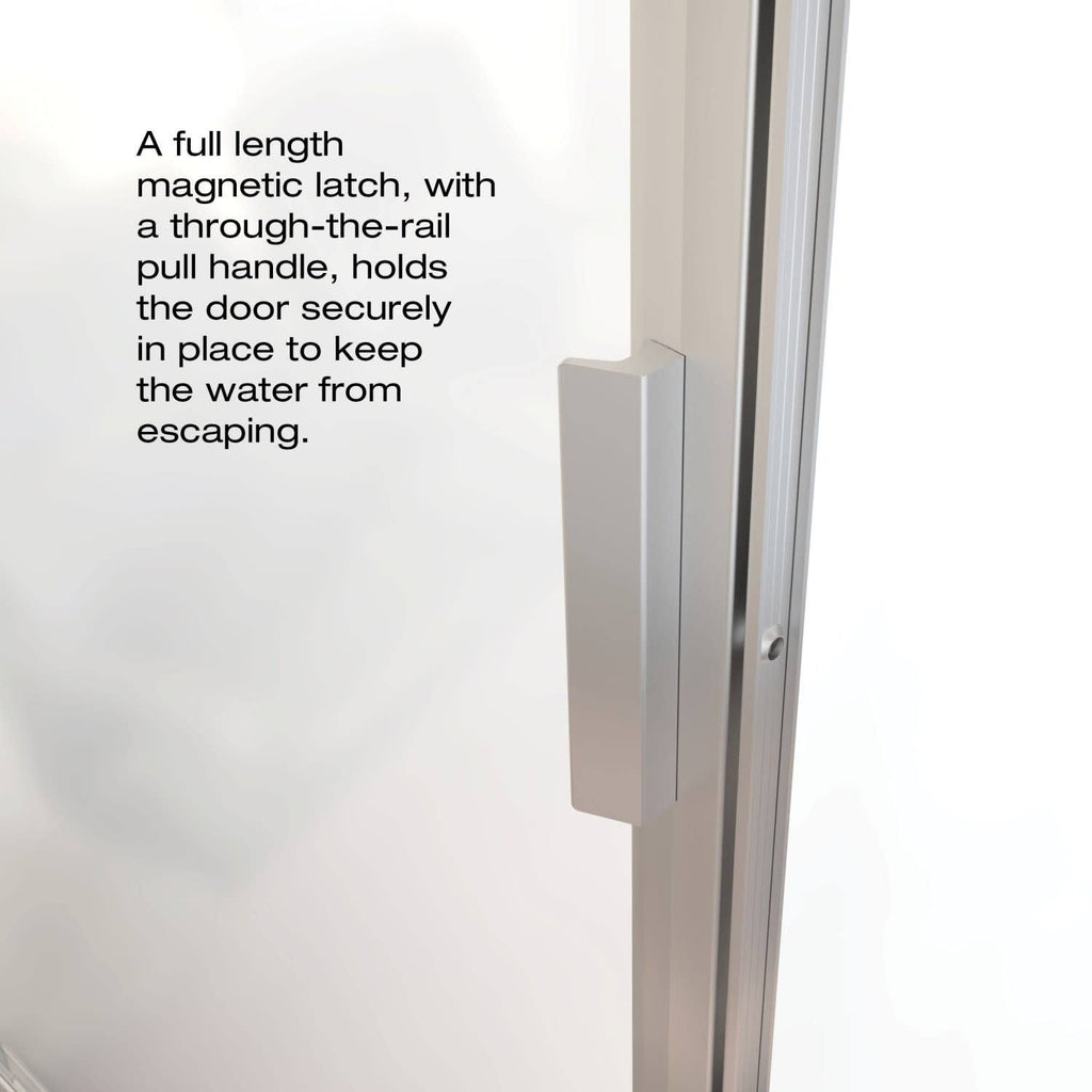 Pivot Framed Shower Door with Silver R289079