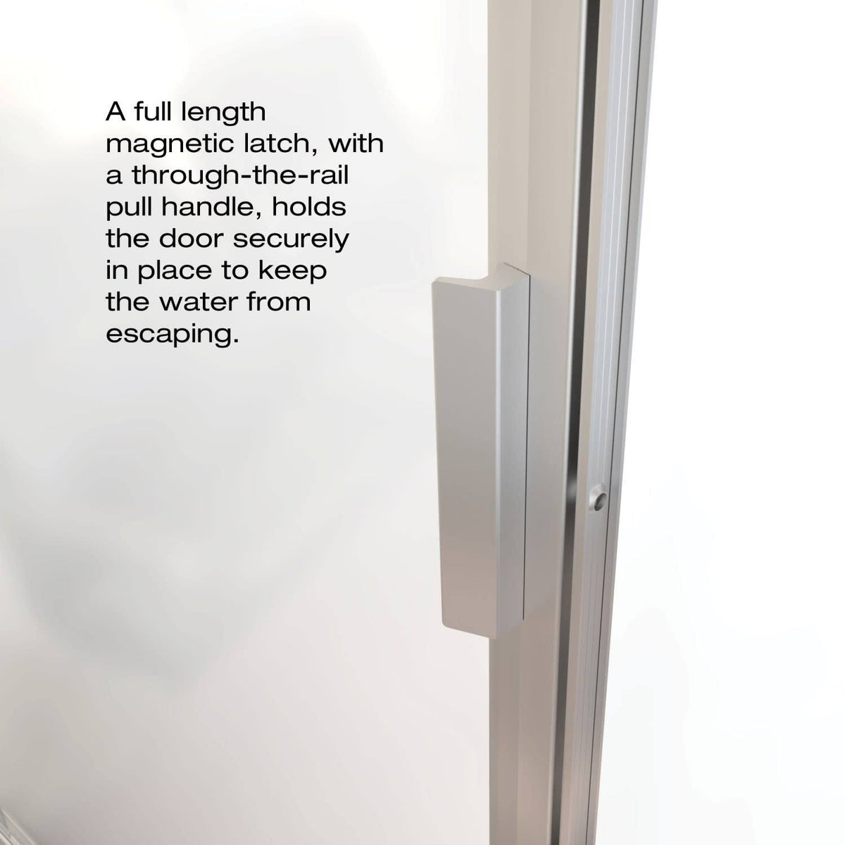 Pivot Framed Shower Door with Silver R289079