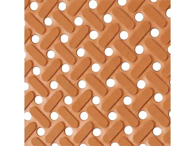 3/8 in x 34 in x 6 ft Red Non-Slip Nitrile Rubber Matting V47773