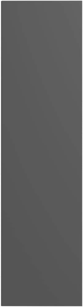 Gray Book Cabinet/TV Cabinet 14.2inch x11.8inch x56.3inch Particle Board Pack of 2 U899