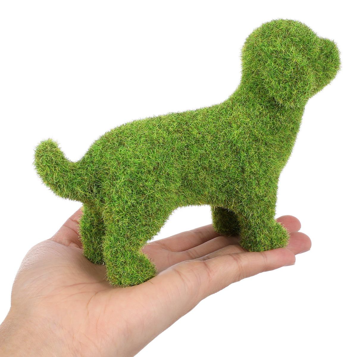 Flocked Puppy Ornament W456164