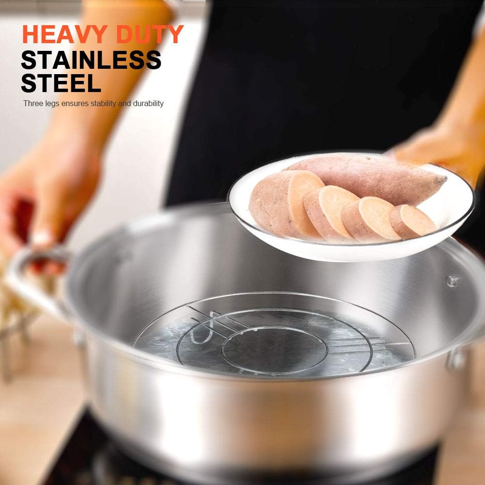 Stainless Steel 6-quart Electric Pressure Cooker Steam Rack Steamer Basket Insert Set R741044