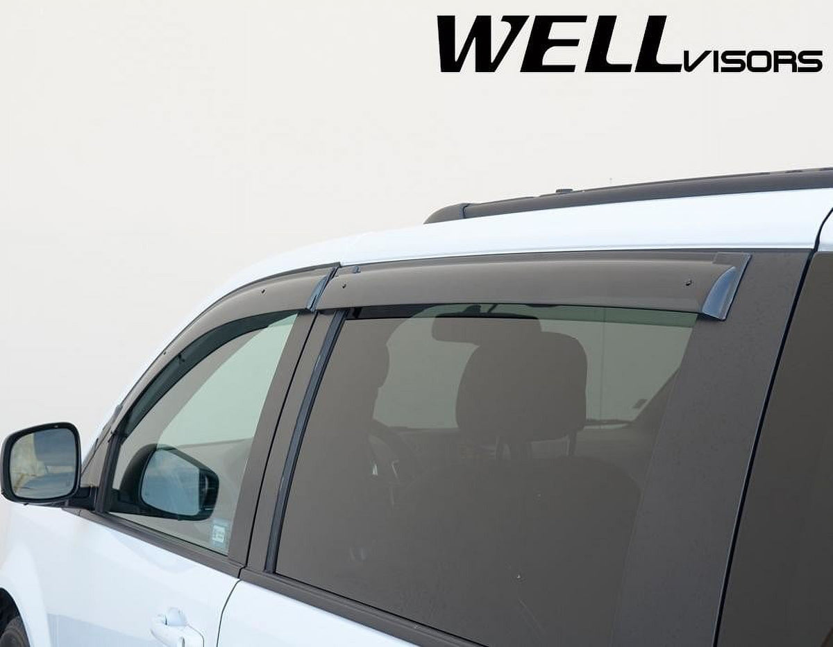 Side Window Visors Rain Guards for 2008-2020 Dodge Grand Caravan S710