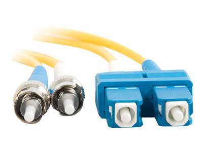 15m SC Duplex Singlemode Fiber Optic Cable Yellow Z4797