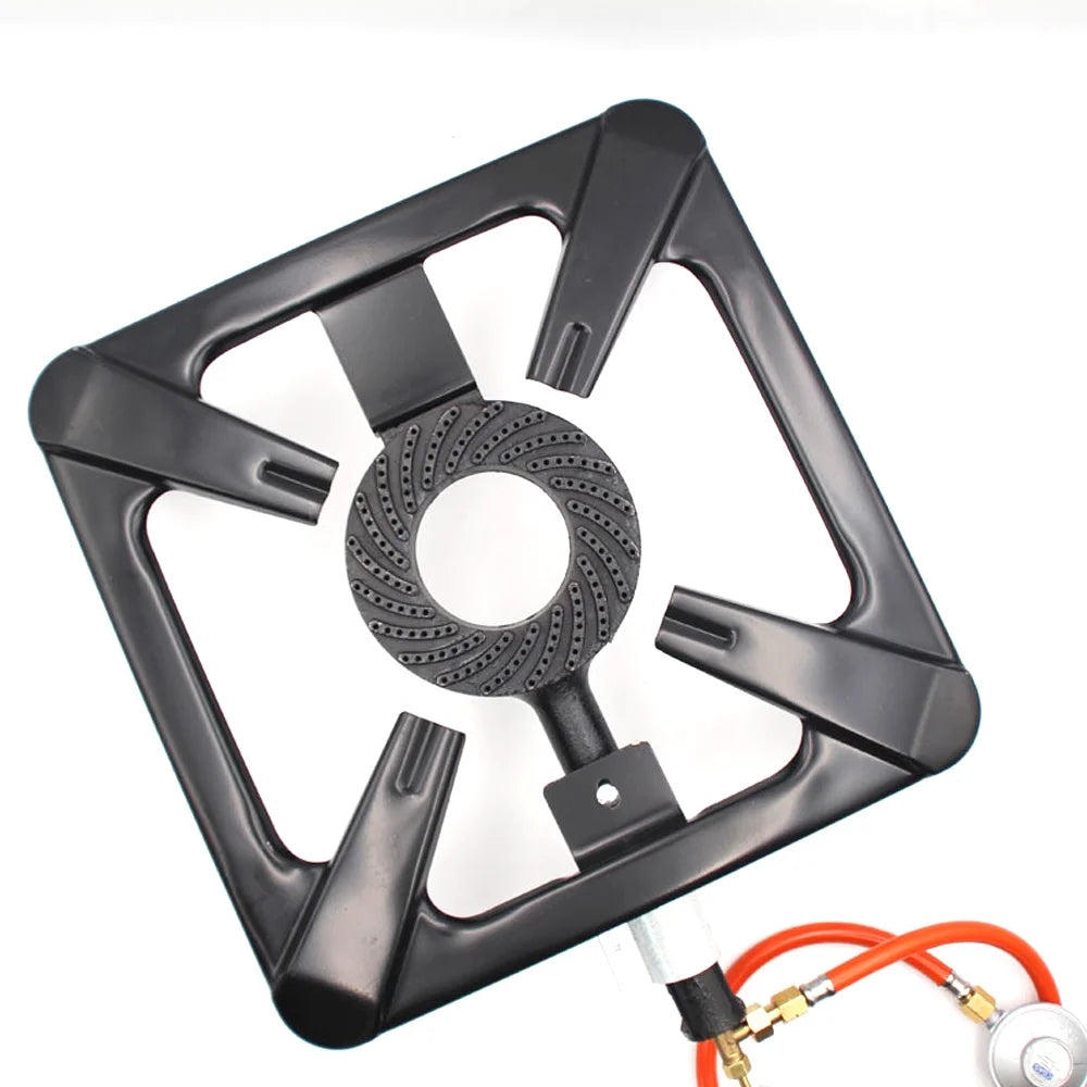 Cast Iron Camping Stove Portable Gas Stove Propane Stove Compact Cooktop U7874