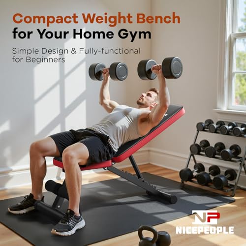 Foldable Adjustable Weight Bench H6532