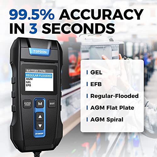 12V 24V 100-2000CCA Lead-Acid Battery Tester with Built-in Printer S761