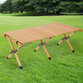 4ft Folding Wood Picnic Table with Carry Bag M3693