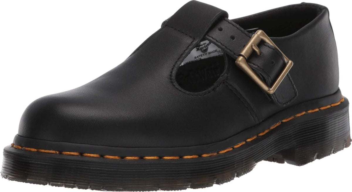 Black Soft Toe Slip Resistant Mary Jane L2401