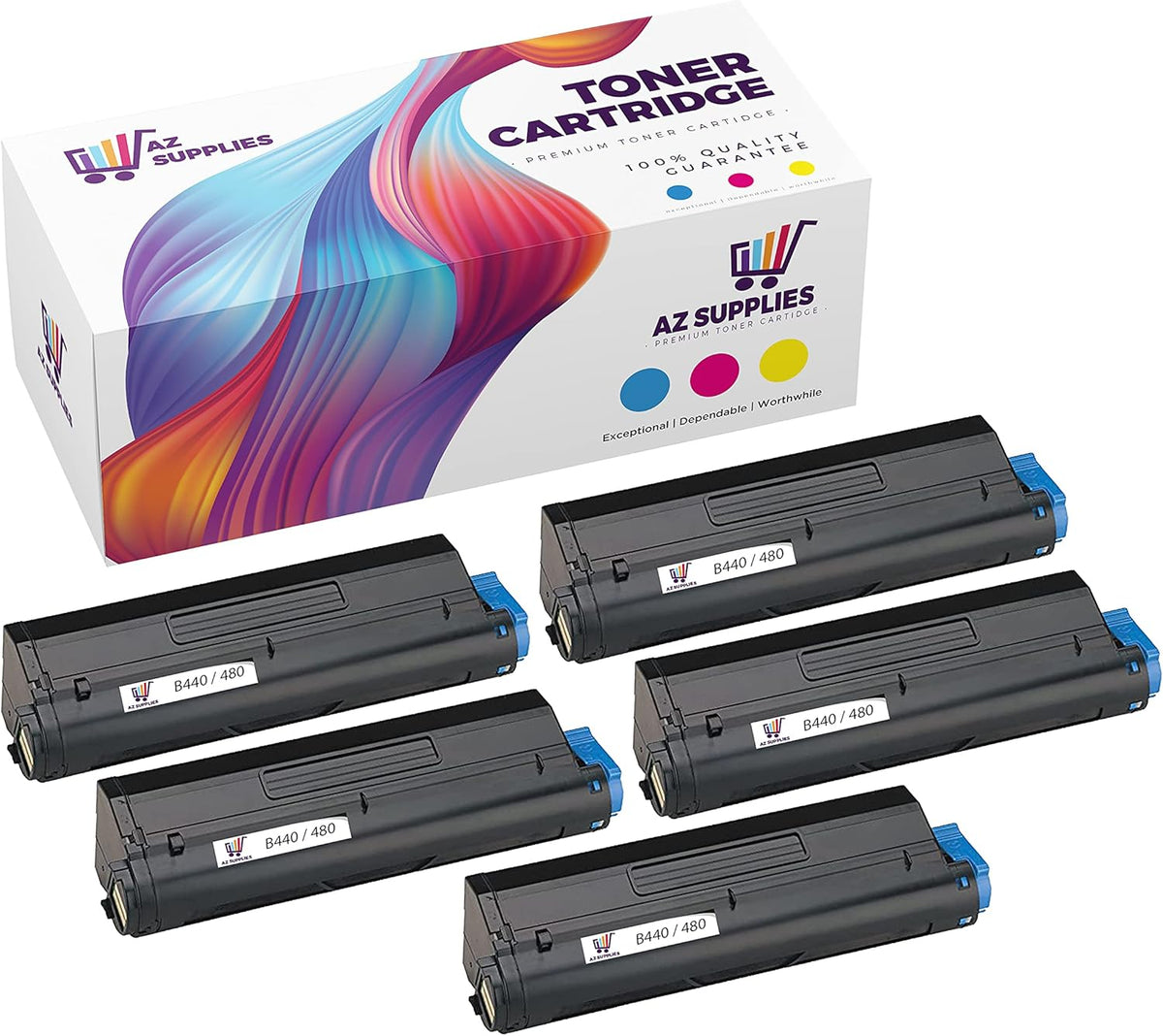 Compatible Toner Cartridge Replacement Black 5 Pack A2278