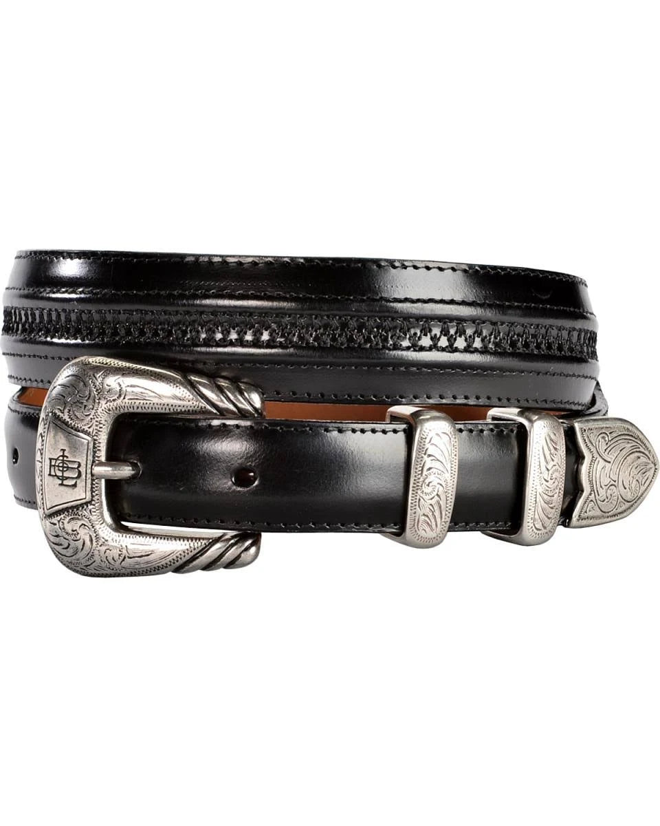 Black Tapered Goat Belt I725
