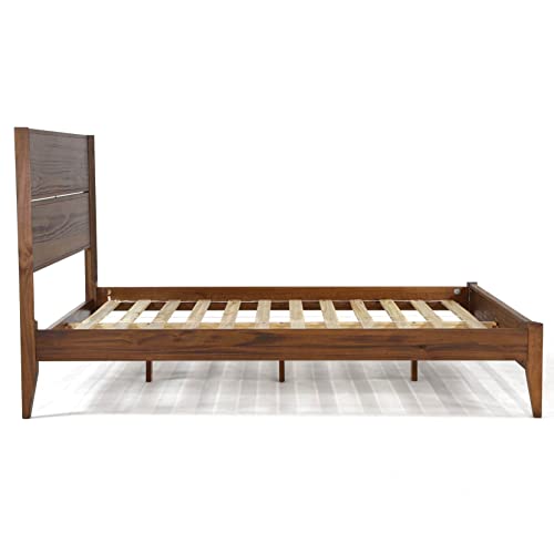 Queen Size Solid Wood Platform Bed Y39813