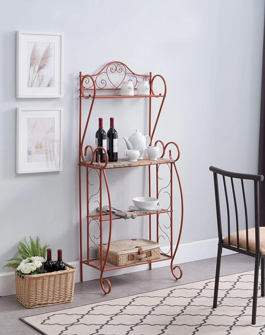 Metal Kitchen Storage Bakers Rack E958317