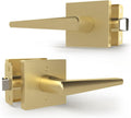 Matte Black Lever Door Handle and Deadbolt Lock Combo Pack of 2 J938