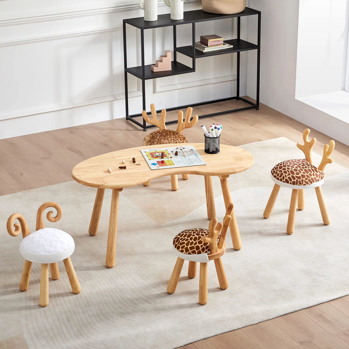 Naturally Finished Solid Hardwood Toddler Chair T163
