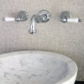 Vintage Wall Mounted Widespread Bathroom Faucet L3272