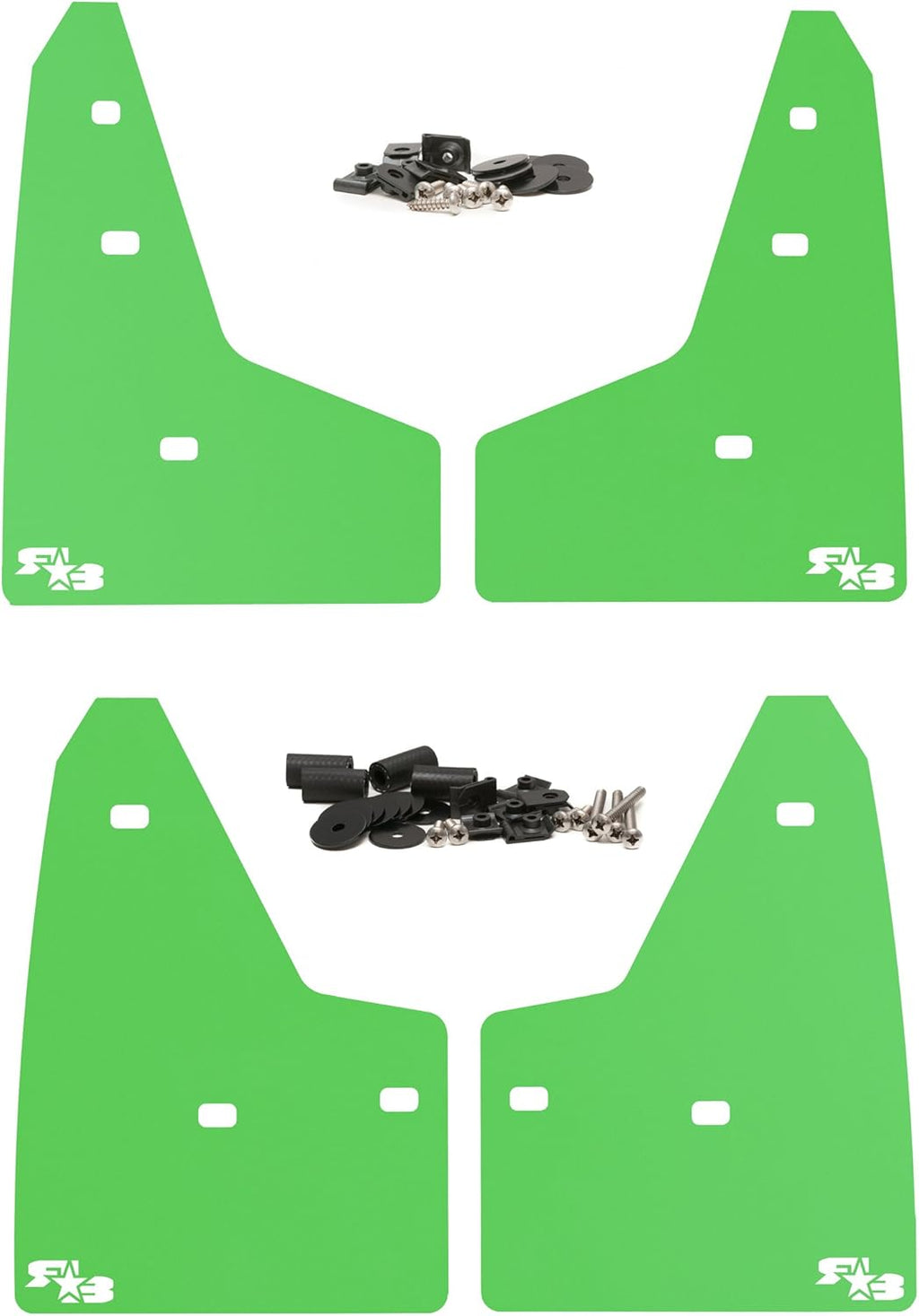 Black Mud Flaps Set of 4 C3987