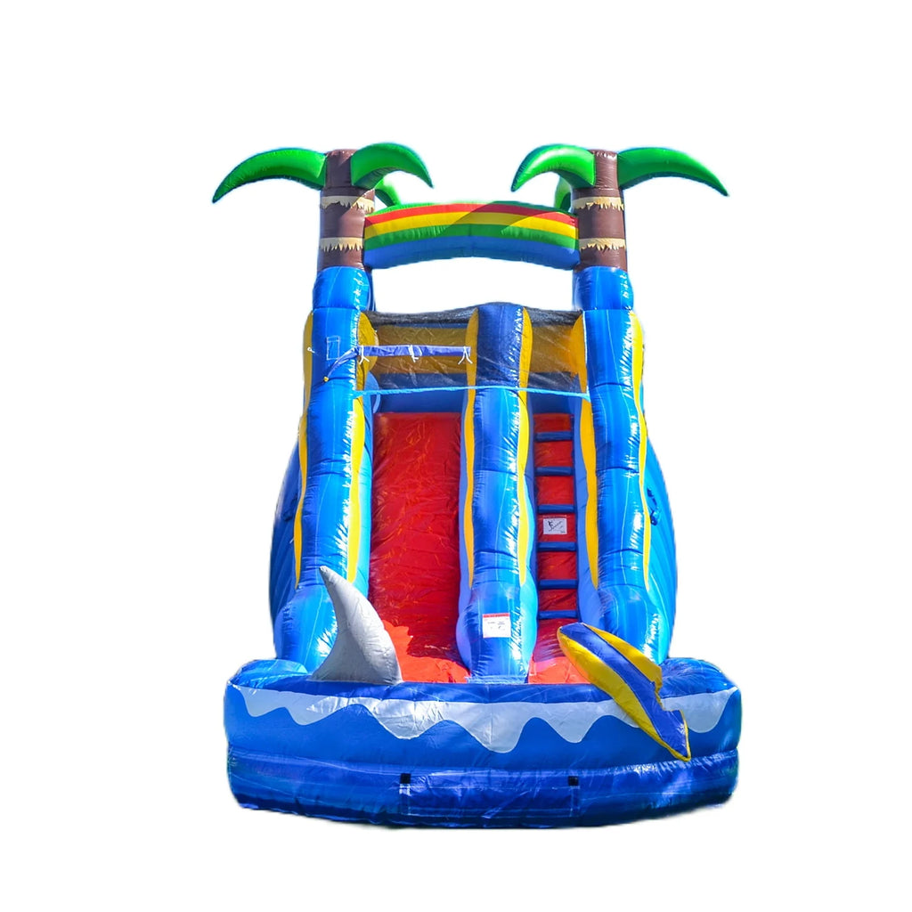 Shark Water Slide with Pool Q364357