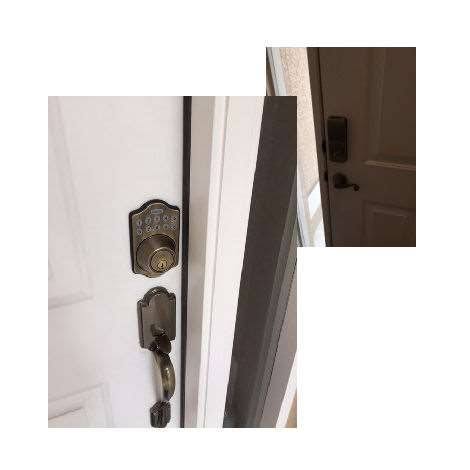 Antique Brass Electronic Deadbolt Z8633