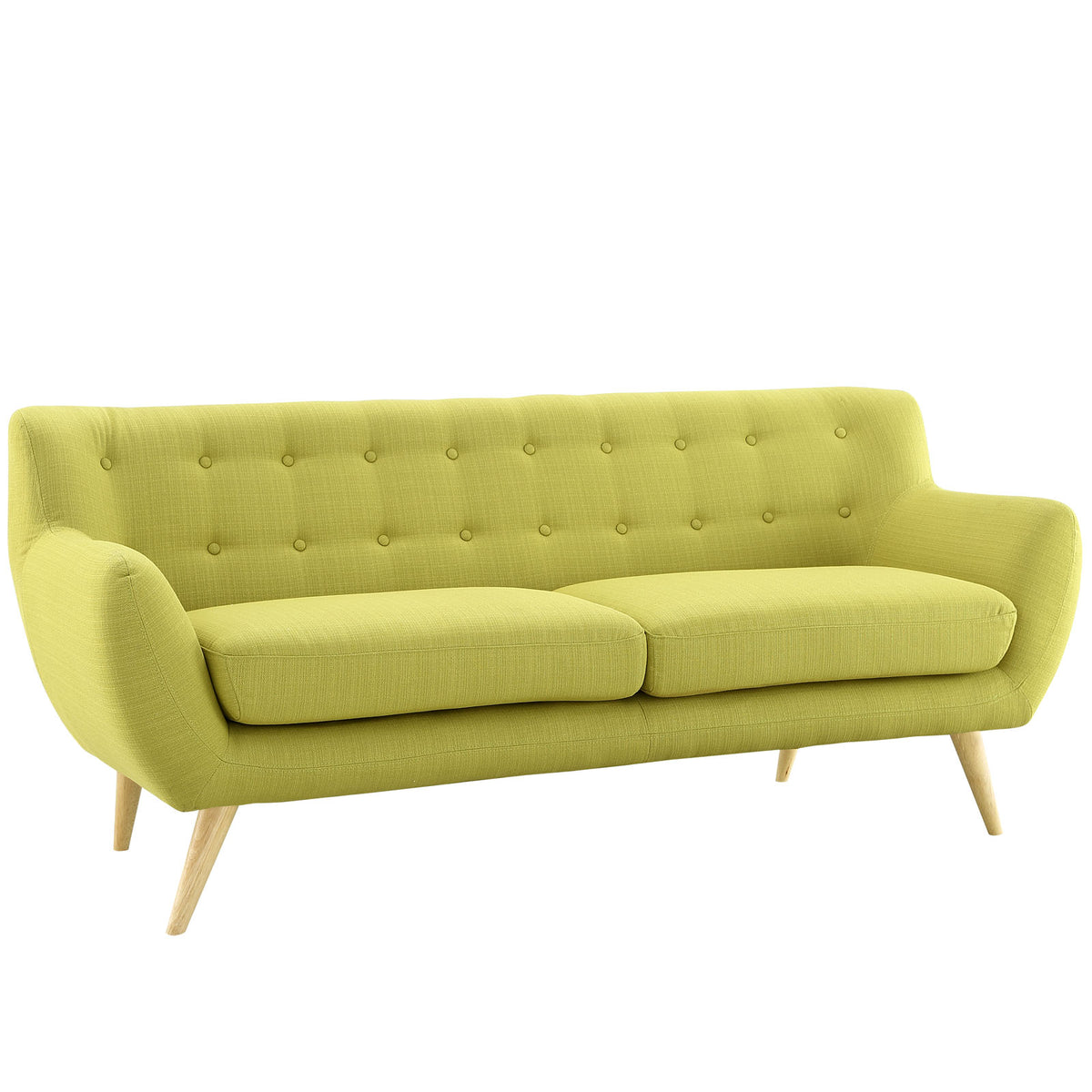 Green Fabric Sofa E11075