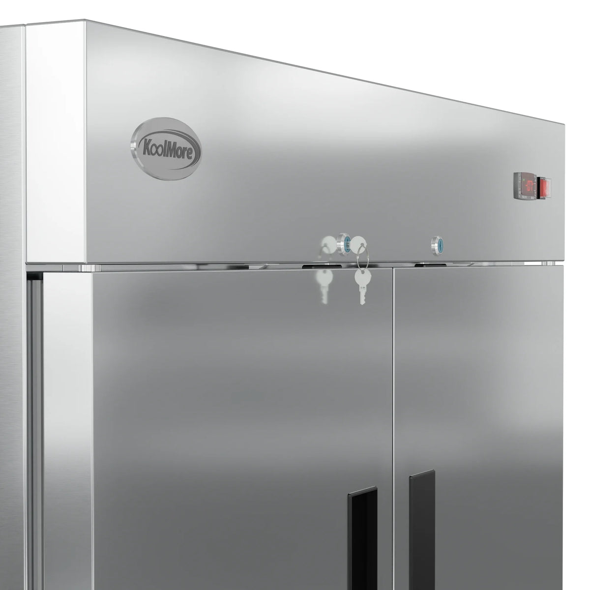 54 in. Commercial Stainless Steel Solid Half Door Reach-In Freezer, 47 cu. ft. M976