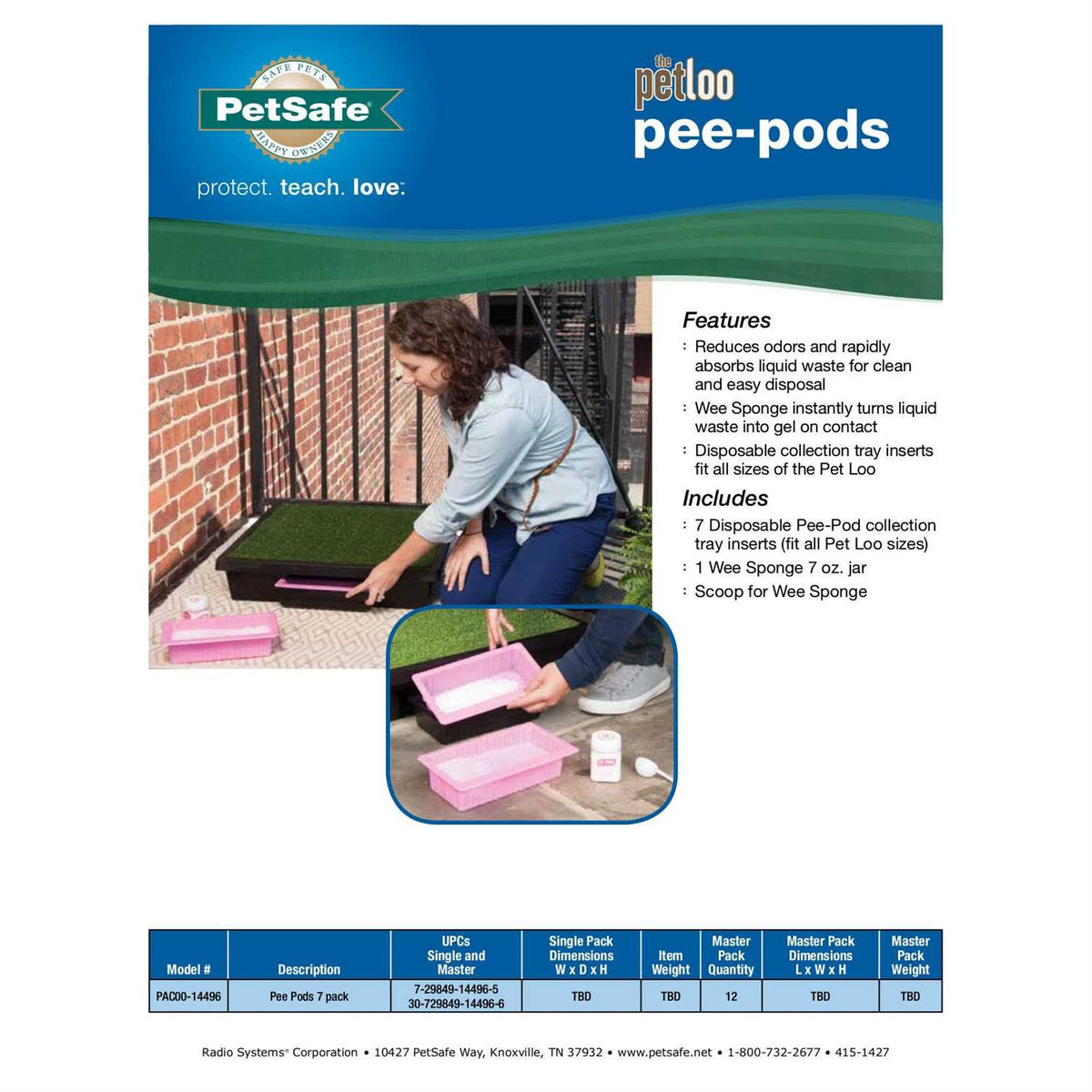 Pet Loo Pee Pod 7 pack B109