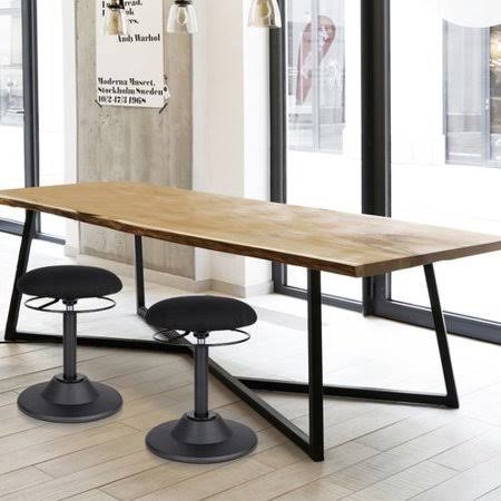 Black Height Adjustable Active Stool S71386