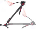 Aluminum Portable Fluid Head Camera Monopod 71.4 Max Height 10 Kilograms Max Load Capacity F813