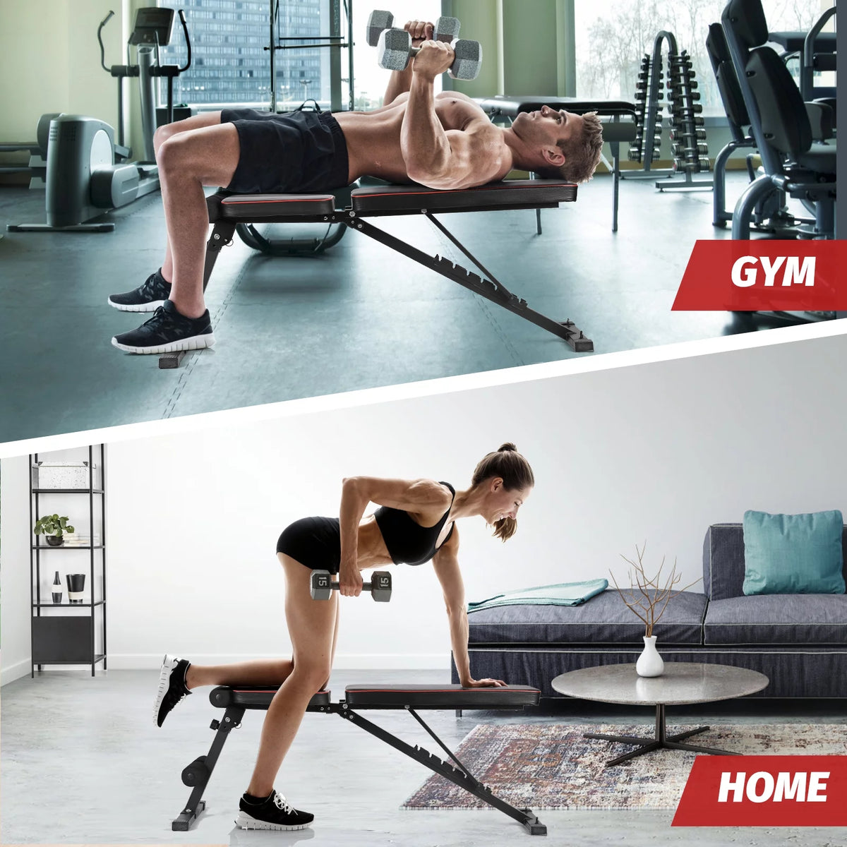 Adjustable Incline Decline Foldable Weight Bench Z632
