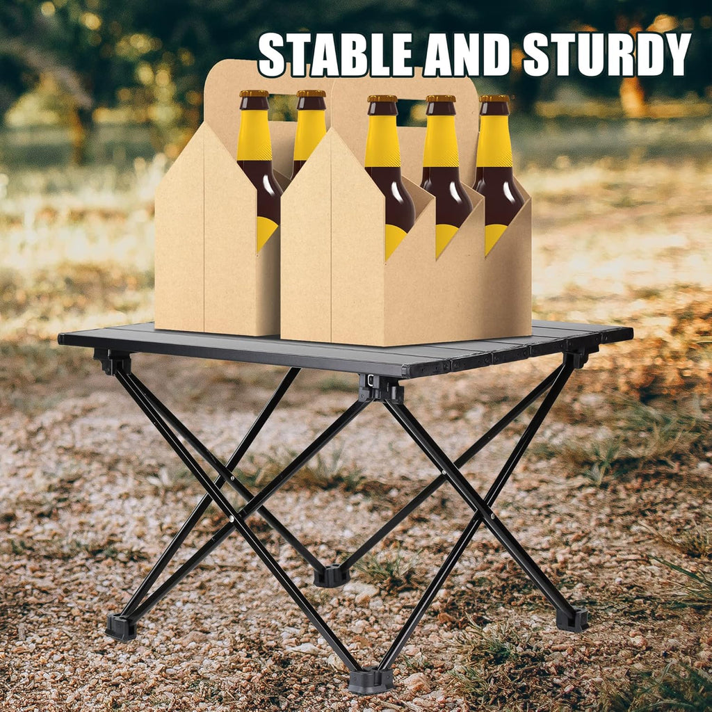 Folding Table 4 Foot Aluminum Alloy Camping Portable Table D3925