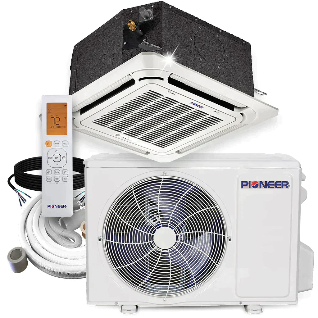 9,000 BTU 20 SEER 115V Compact Cassette Mini-Split Air Conditioner Heat Pump I6191