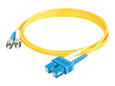 15m SC Duplex Singlemode Fiber Optic Cable Yellow Z4797