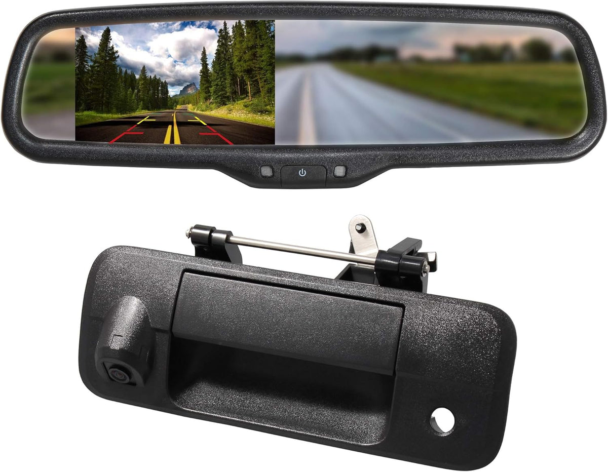 Rear View Mirror Monitor with Backup Camera Kit O6223