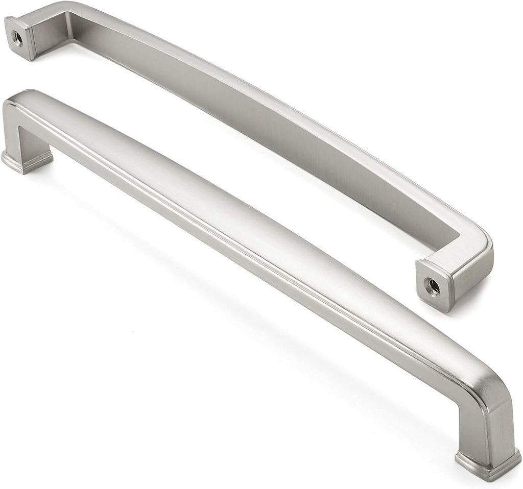 Satin Nickel Kitchen Cabinet Handles Pack of 2 P52258
