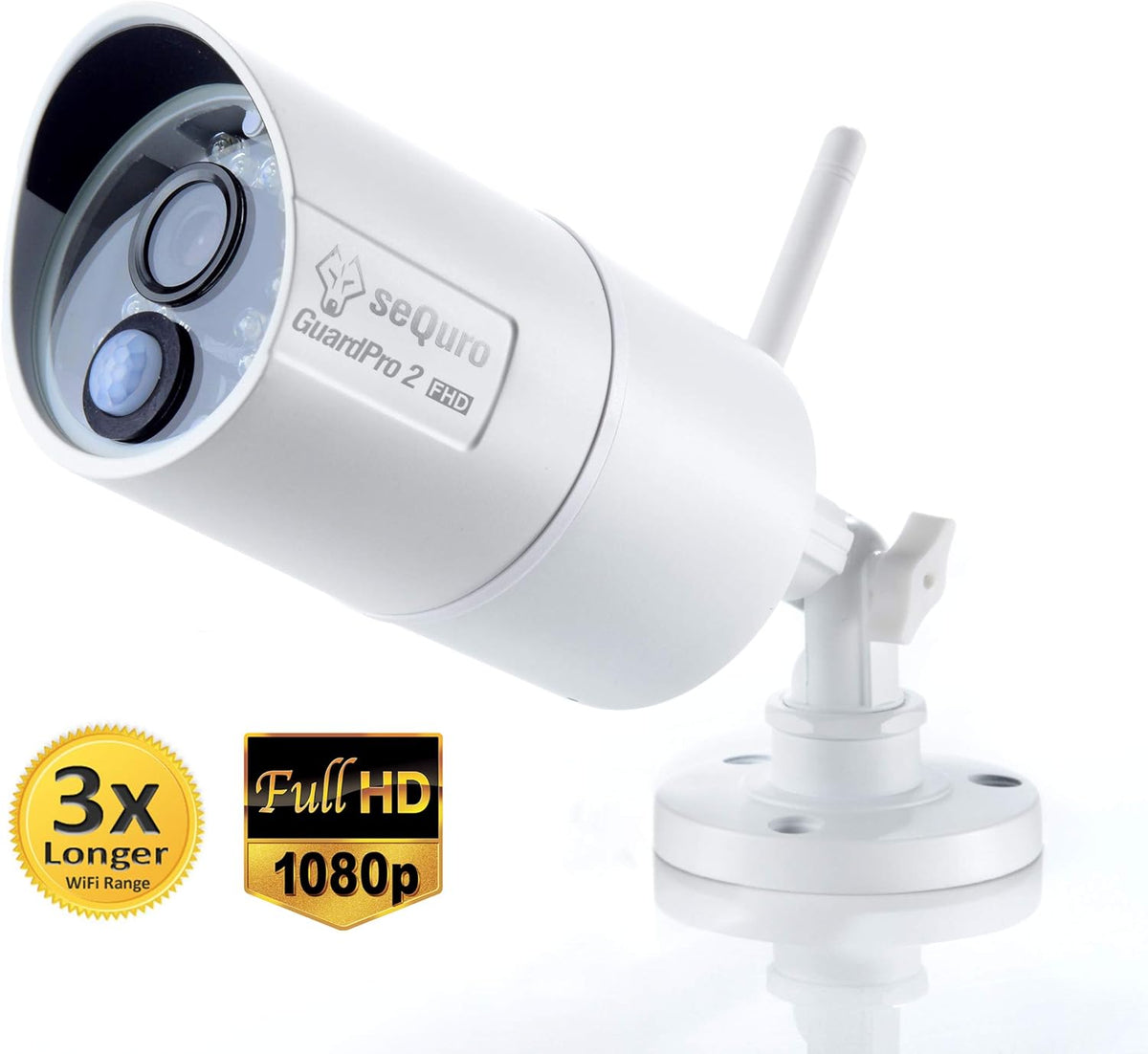 Wireless Security Camera System with Monitor, 1080P Night Vision X61047