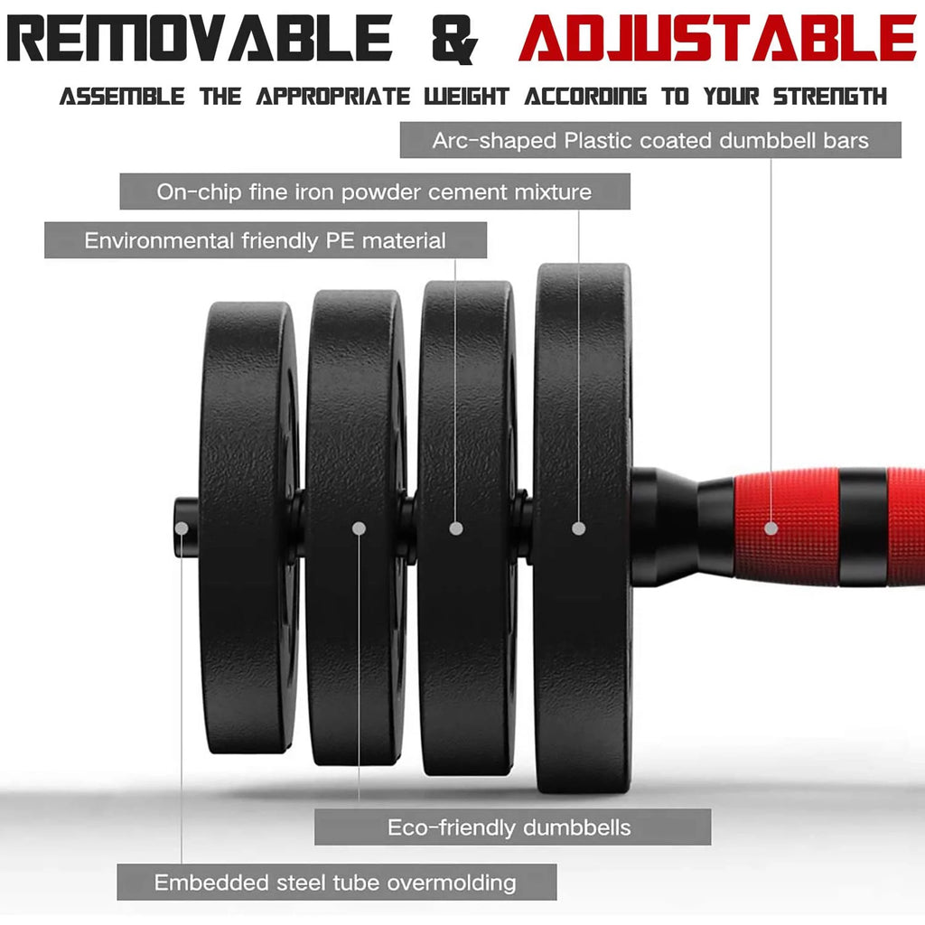 66 LBS Adjustable Dumbbell Set Y90198