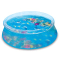 8-Foot Round 3D Transparent Quick Set Above Ground Pool S400515