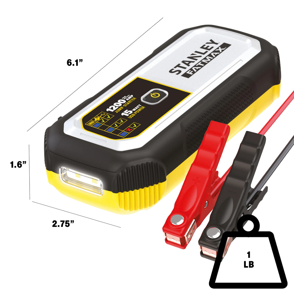 1200 Amp Lithium Jump Starter with USB Power Bank Q330274