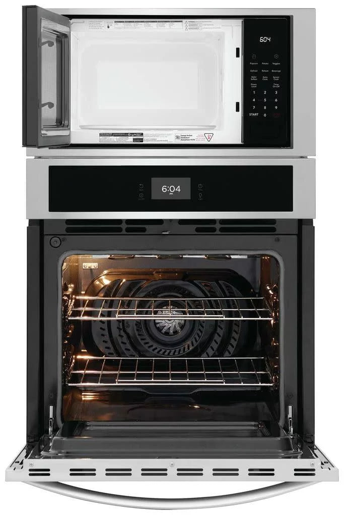 Black Electric Oven and Microwave Combo A36748