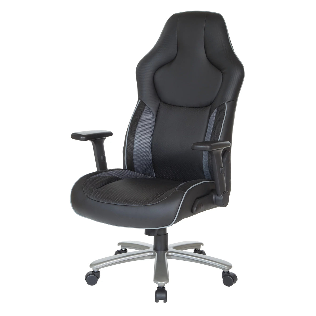 Gray Mesh Gaming Chair J4815