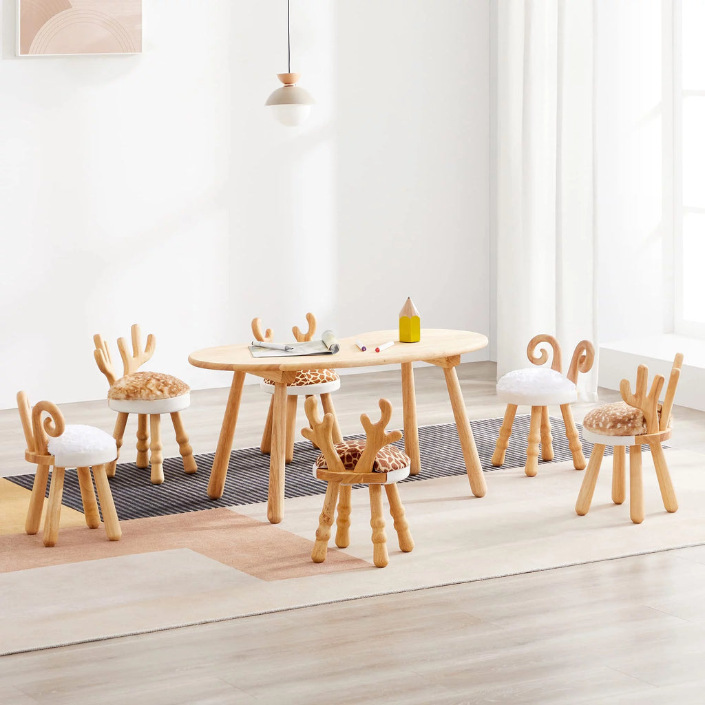 Naturally Finished Solid Hardwood Toddler Chair T163
