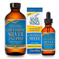 Colloidal Silver Bottle 8Oz 250PPM with Dropper 2Oz C7747