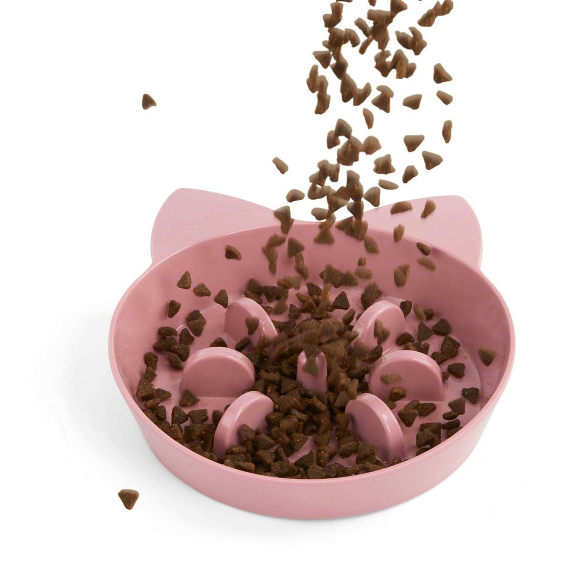 Mauve Slow Feeder Cat Bowl S5919