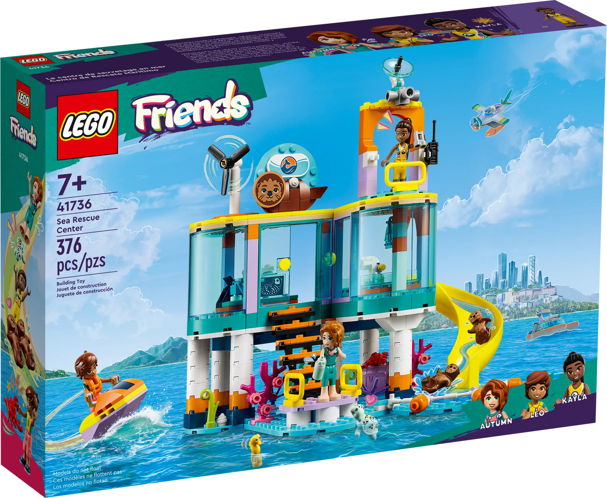 Sea Rescue Center Building Toy with 3 Mini-Dolls E4848