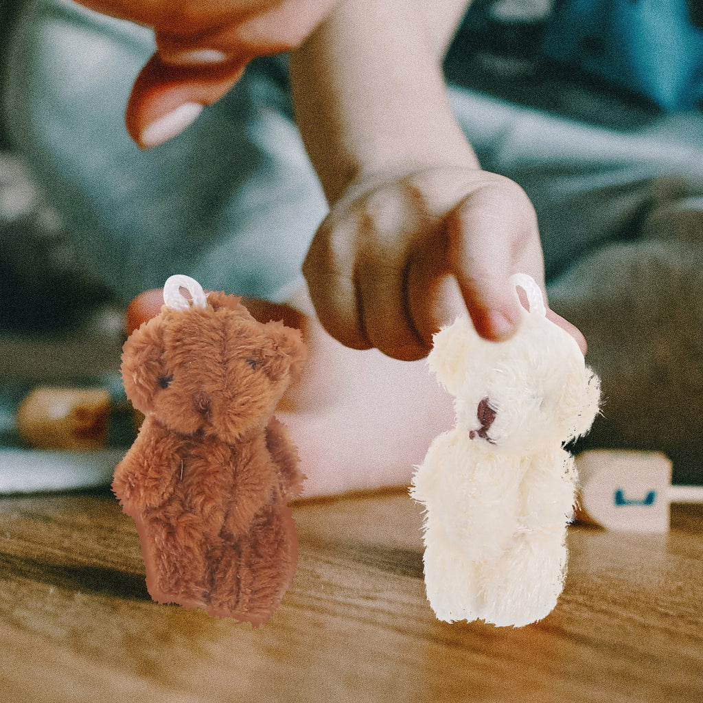 5pcs Miniature Plush Doll Figurines J70895