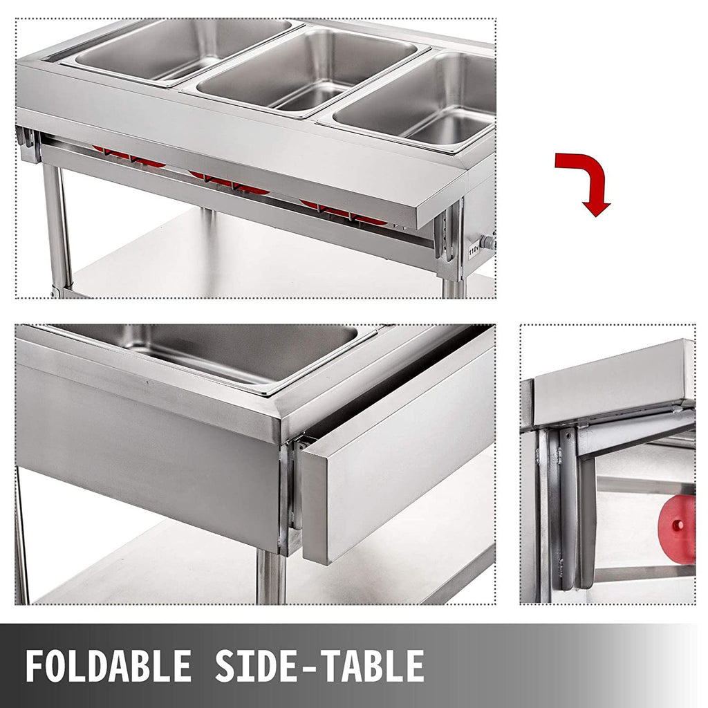 3 Pot Commercial Electric Food Warmer Y215